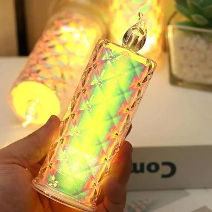 LED Flameless Decorative Candle Lights (pack of 3)