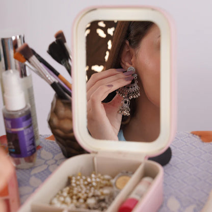 Dreamy™️|Premium Vanity Makeup Box with LED Mirror