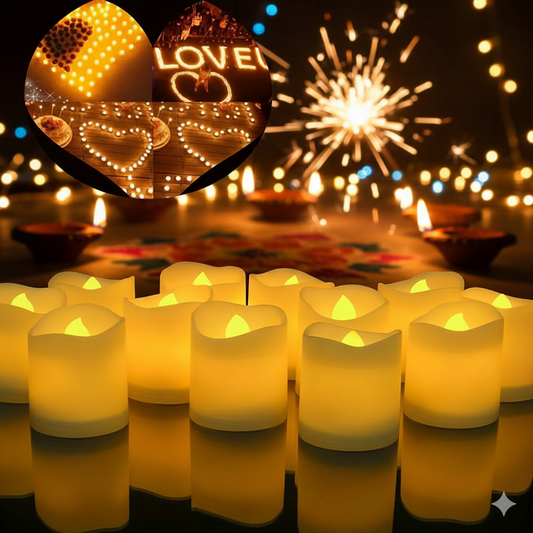 wax flameless candles