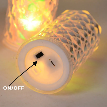 LED Flameless Decorative Candle Lights (pack of 3)